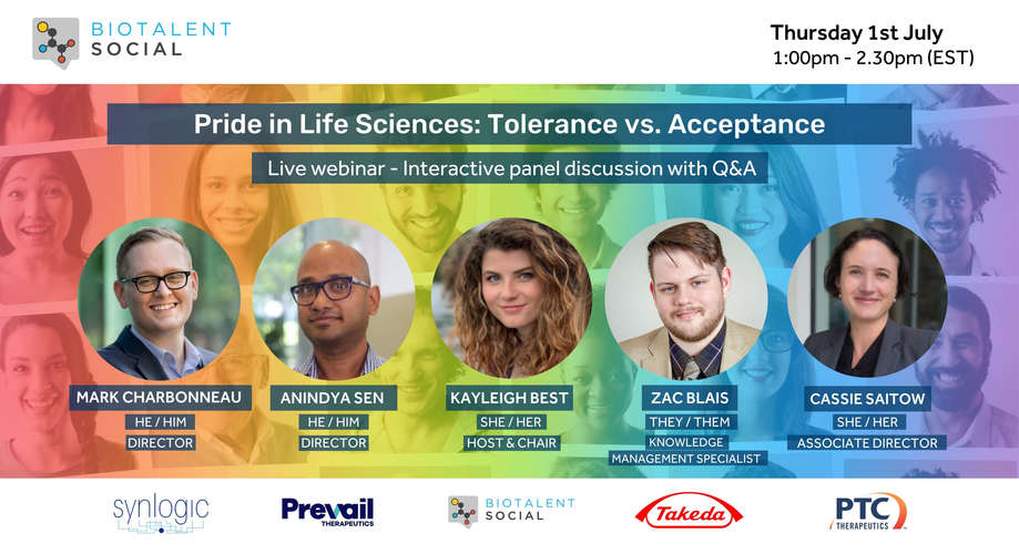 Biotalent Social Webinar Pride In Life Sciences Tolerance Vs Acceptance
